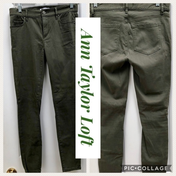 Ann Taylor Loft Soft Velour Skinny Jeans - Picture 2 of 3